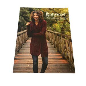 BOOK Entwined Celtic Cables Collection Patterns by Knit Picks Softcover 119 pgs